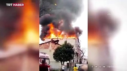 Bağcılar'da bir binada patlama yaşandı