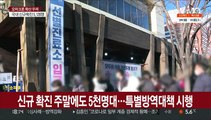 신규 확진 주말에도 5천명대…특별방역대책 시행