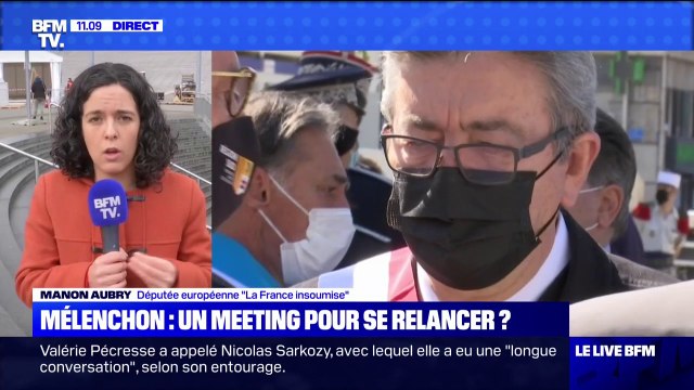 Meeting de Jean-Luc Mélenchon: Nous ne sommes pas condamnés à un duel Macron-extrême droite, nous avons un autre chemin (Manon Aubry)