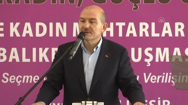 Son dakika haberleri | BALIKESİR - Bakan Soylu: Bir kişi uyuşturucudan hayatını kaybetmesin ben onların bütün kötü sözlerine talibim