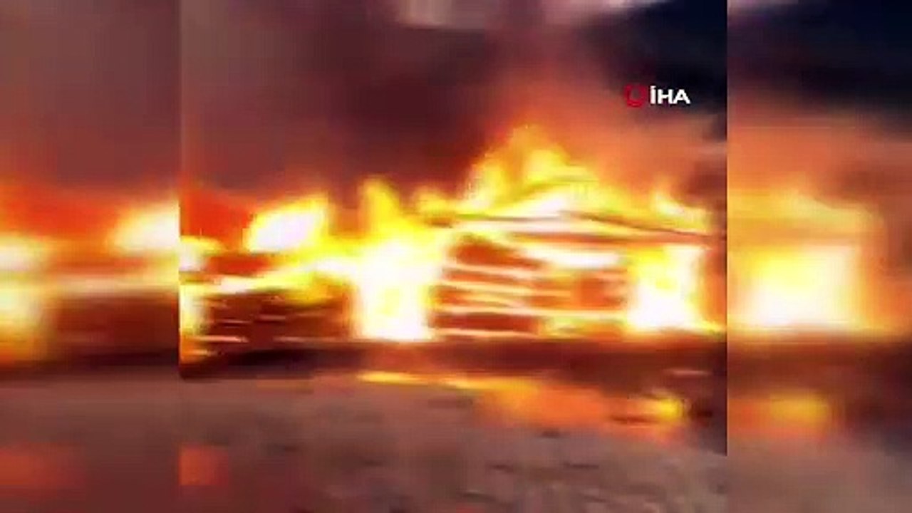 Tokat’ta 3 samanlık ile 1 ahır alevlere teslim oldu