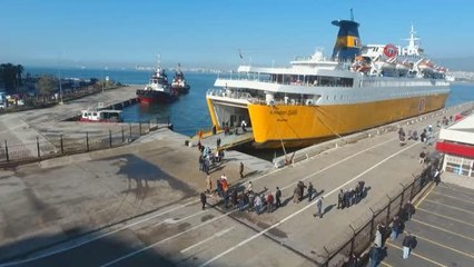 Hasret sona erdi: 25 yıllık aranın ardından Libya'dan gelen ilk yolcu gemisi İzmir'e ulaştı