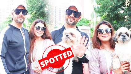 Newly Married Couple Sanjay Gagnani And Poonam Preet Spotted In Mumbai