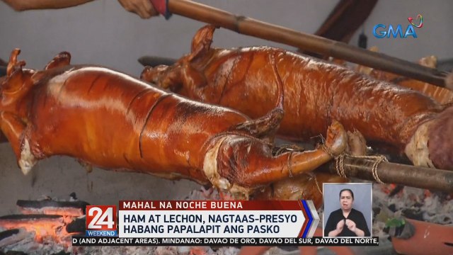 Ham at lechon, nagtaas-presyo habang papalapit ang Pasko | 24 Oras Weekend