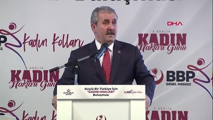 Destici 'İstanbul Sözleşmesi yaşatır' sloganı palavradır