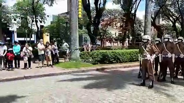 Troca da Guarda no Palácio da Liberdade, em BH.