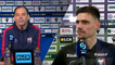 J17 Ligue 2 BKT : les réactions de S.Moulin et J.Deminguet après AJ Auxerre 2-2 SMCaen