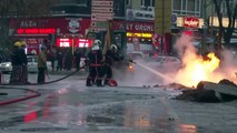 Ankara'da doğal gaz hattında kazı sırasında patlama