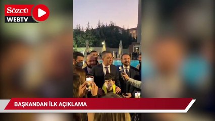 Başkandan ilk açıklama