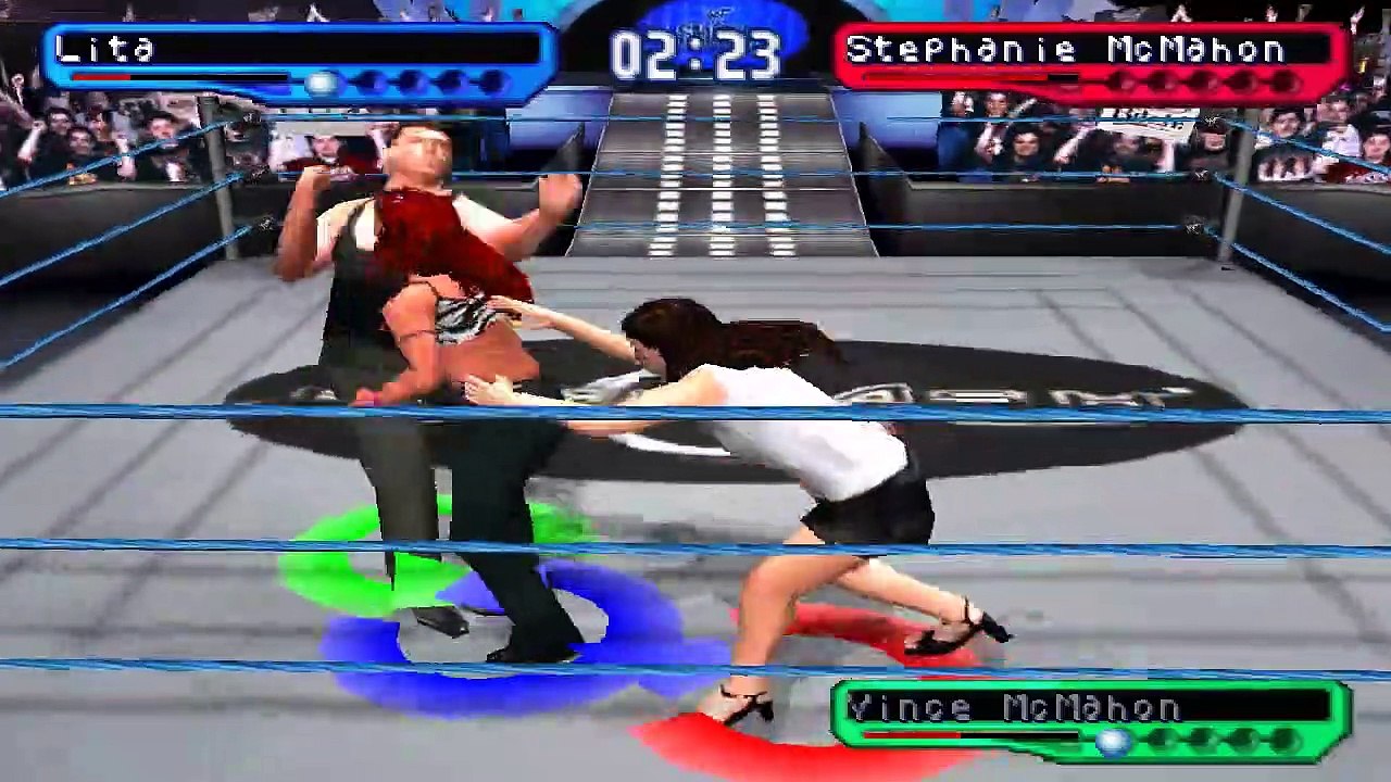 WWF SmackDown! 2 Lita vs Stephanie McMahon
