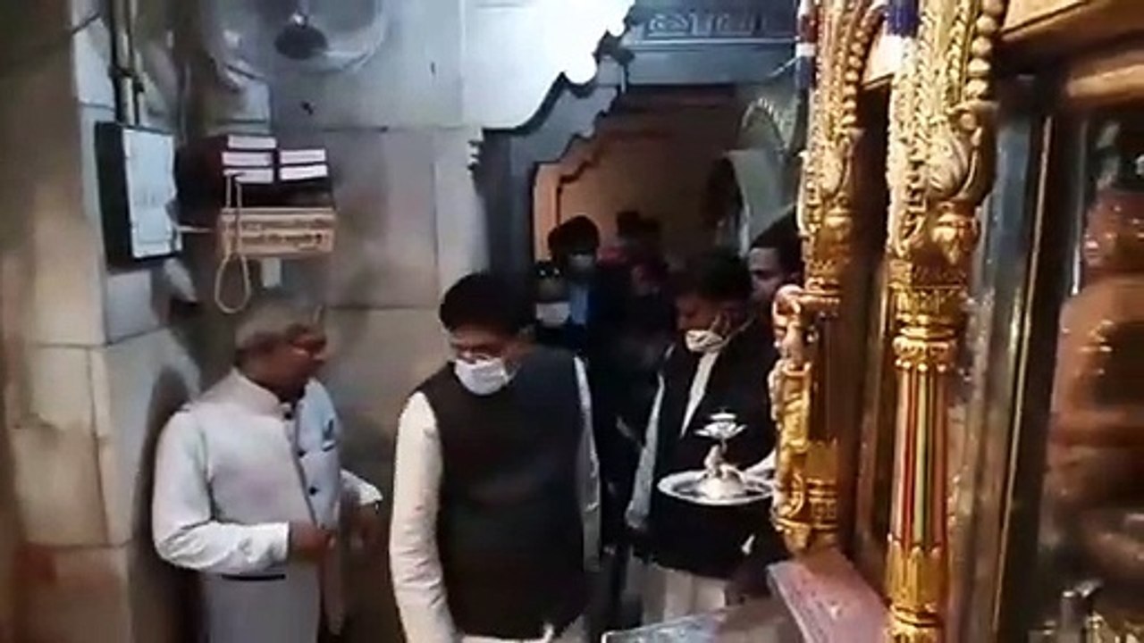 ट्रेन हुई लेट तो सड़क मार्ग से भगवान महावीर धाम आए पूर्व रेल मंत्री पीयूष गोयल