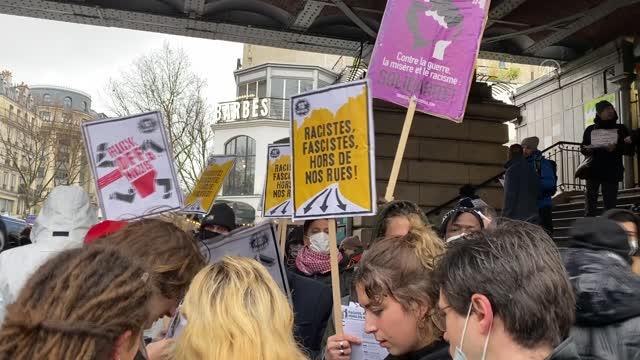 Fransa'da aşırı sağcı Eric Zemmour protesto edildi