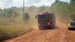 Bombeiros são mobilizados para combater incêndio ambiental na Estrada Chaparral