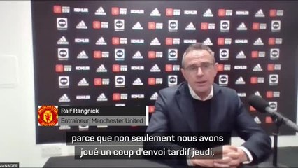15e j. - Rangnick surpris positivement par ses joueurs "après si peu de temps"