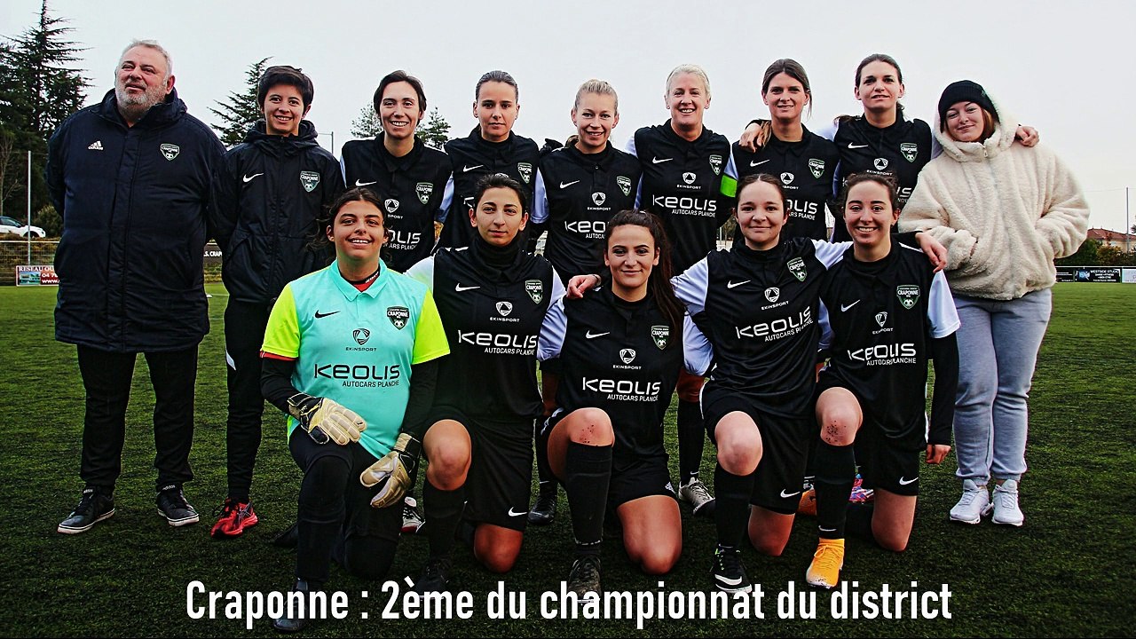 Féminines Seniors 1 - victoire 2-0 vs Manissieux