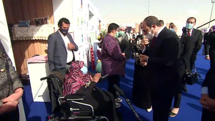 سيدة من ذو الهمم تشكر "الرئيس السيسي" خليتنا على الساحة بعد ما كنا على الهامش