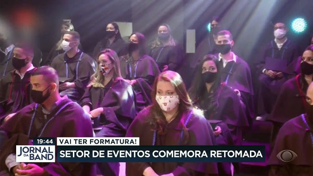 Com o avanço da vacinação, as festas a voltar. A expectativa agora envolve as maiores festas, que são as de formatura #BandJornalismo