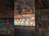 Christmas Display Uses Every Available Inch