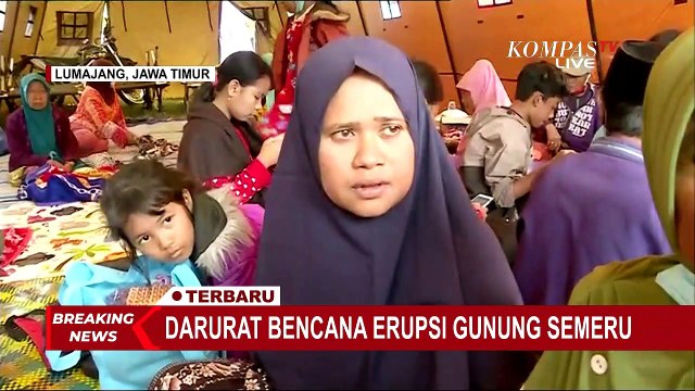 Melihat Langsung Kondisi Pengungsian Erupsi Gunung Semeru di Sumberwuluh