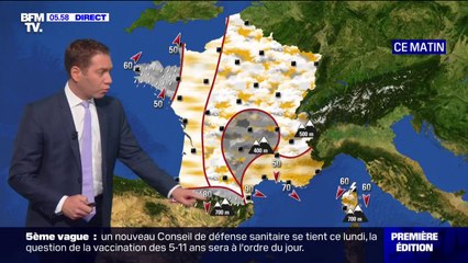 Une nouvelle perturbation pluvieuse arrive par l'Ouest ce lundi