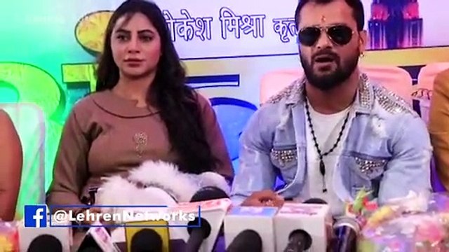 खेसारी लाल यादव अब बिगबॉस फेम अर्शी खान के साथ भोजपुरी फिल्म में करेंगे रोमांस