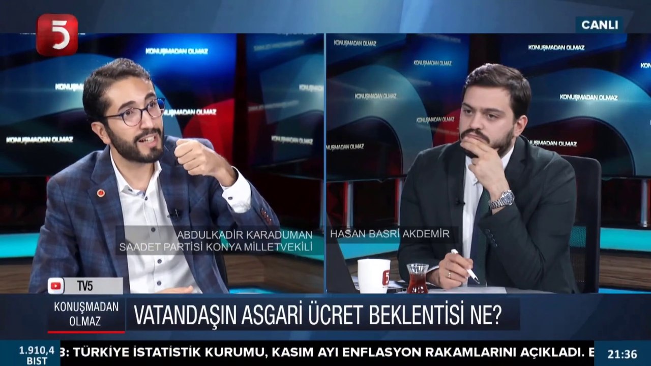 Abdulkadir Karaduman, Tv5 Konuşmadan Olmaz Programına Konuk Oldu - 03.12.2021