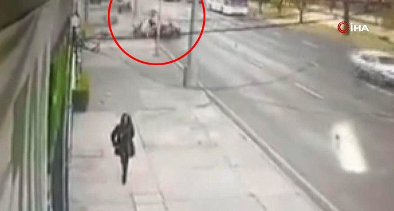 Sarhoş sürücü bisikletli grubun arasına daldı