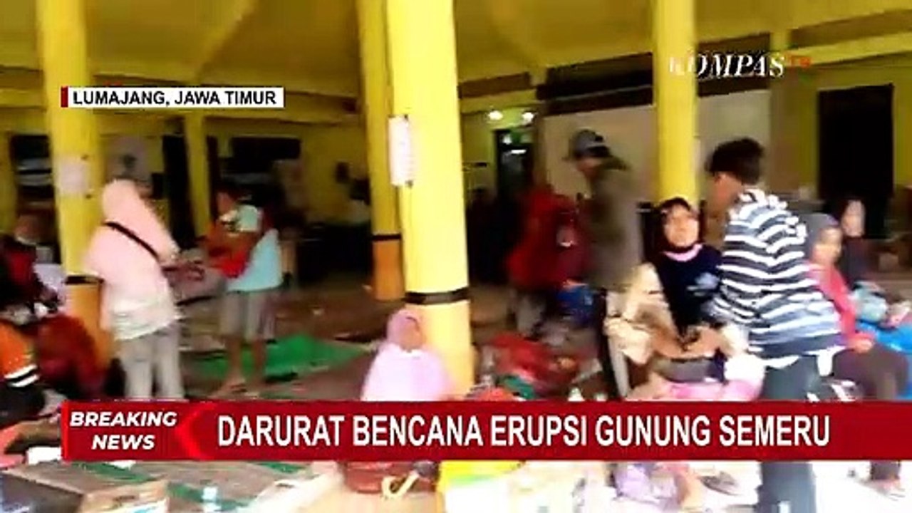 Angin Kencang Disertai Debu Vulkanik Berhembus Kencang, Warga Takut dan Tinggalkan Pengungsian
