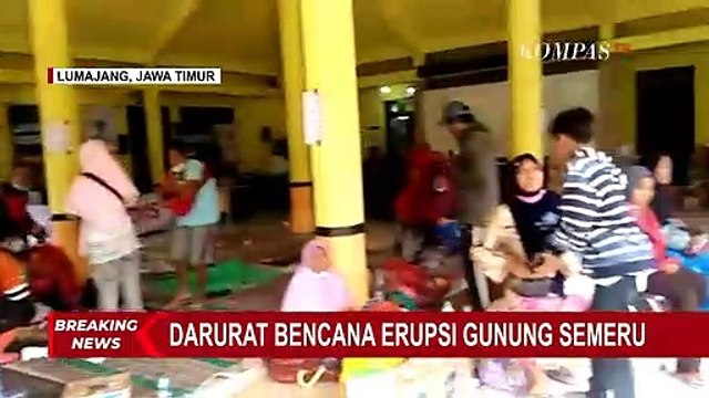Angin Kencang Disertai Debu Vulkanik Berhembus Kencang, Warga Takut dan Tinggalkan Pengungsian
