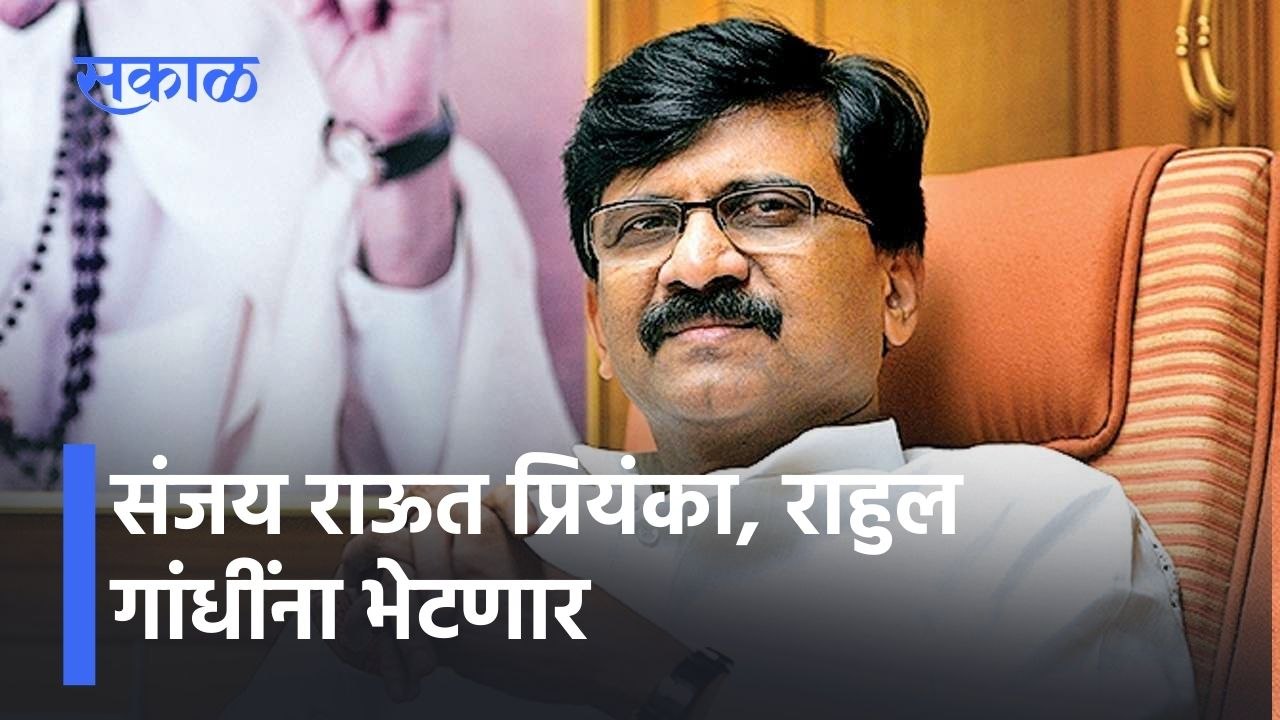 Sanjay Raut To Meet Priyanka & Rahul Gandhi:  संजय राऊत प्रियंका, राहुल गांधींना भेटणार