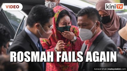 Tải video: Rosmah fails again, bid to nullify corruption trial dismissed