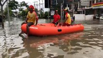 Banjir di Jl. Dewi Sri Legian Kuta