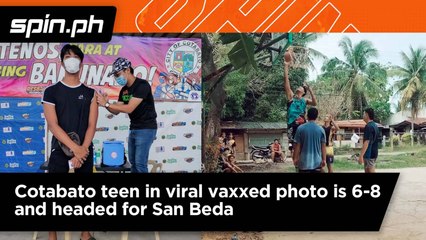 Cotabato teen in viral vaxxed photo is 6'8" and headed for San Beda