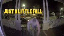 'Doorbell camera captures Providence man's embarrassing trip-and-fall incident'