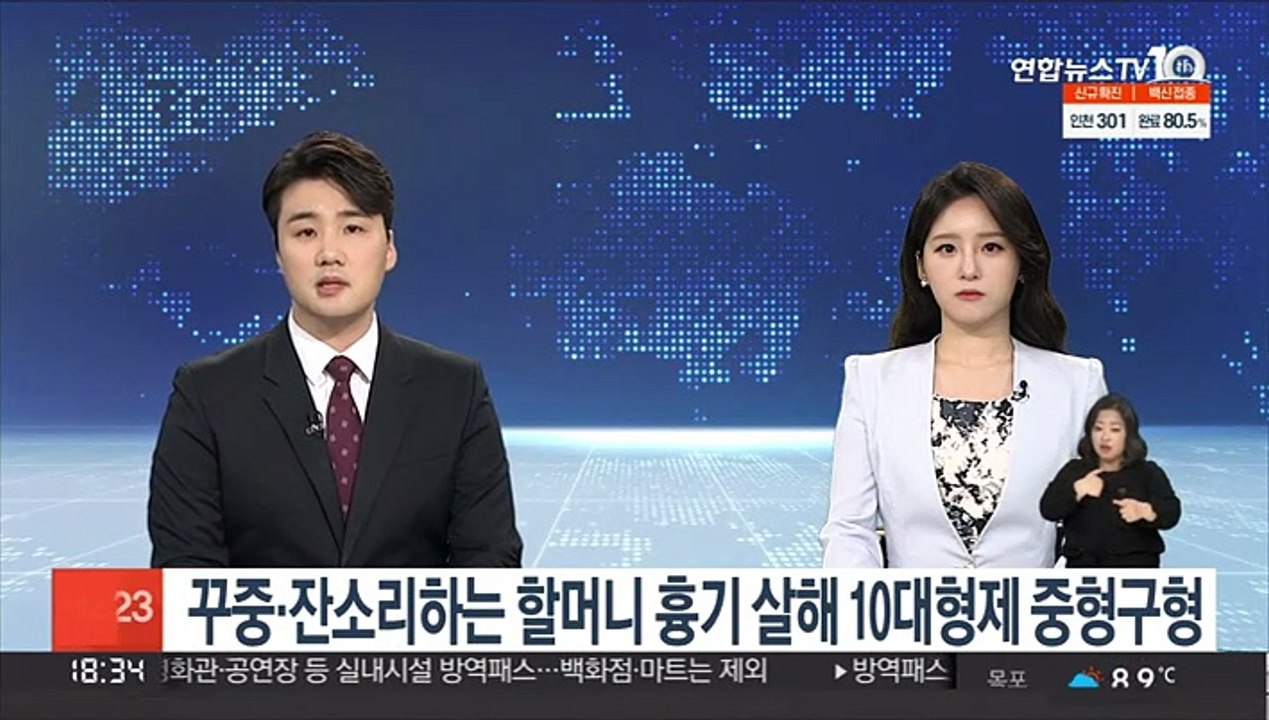 꾸중·잔소리하는 할머니 흉기 살해 10대 형제 중형 구형