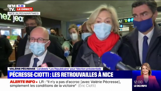 Valérie Pécresse assure qu'Éric Ciotti a une place très singulière à jouer dans sa campagne