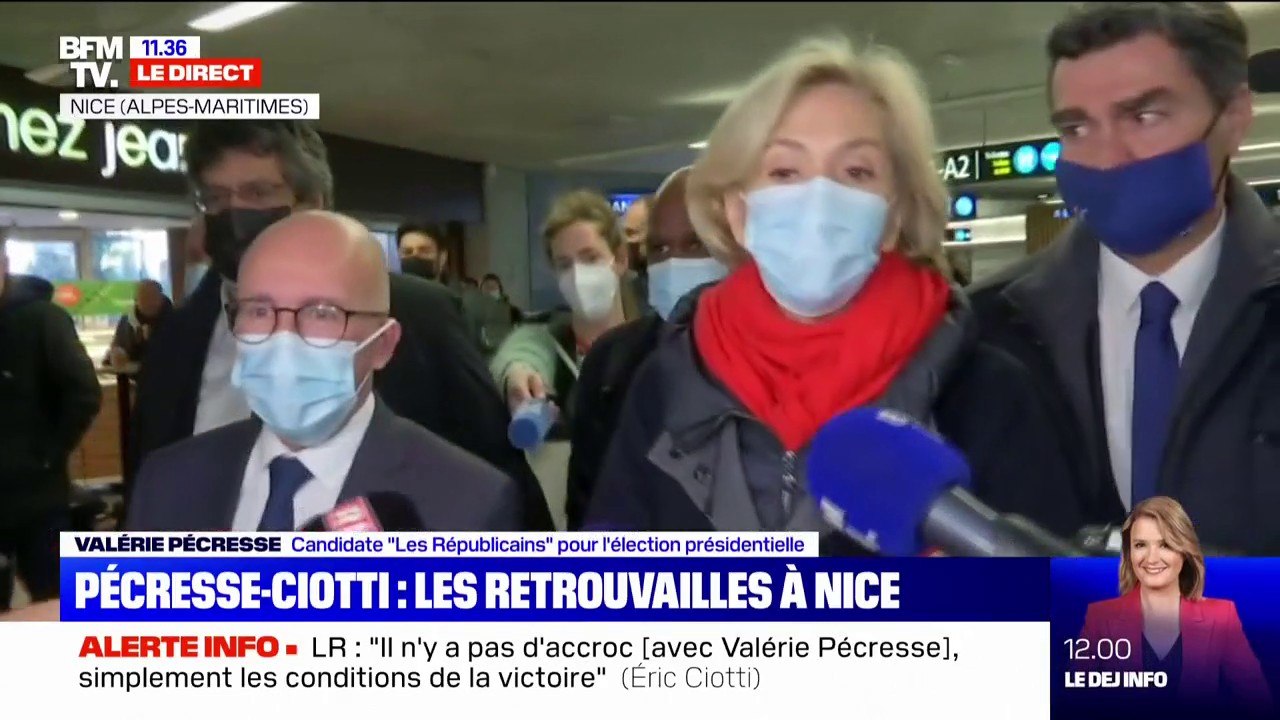 Valérie Pécresse assure qu'Éric Ciotti a "une place très singulière à jouer" dans sa campagne