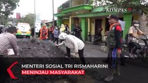 Viral Mensos Risma Kais Batu di Jalan Bersama Warga Lumajang