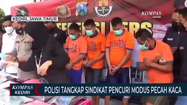 Polisi Tangkap Sindikat Pencuri Modus Pecah Kaca