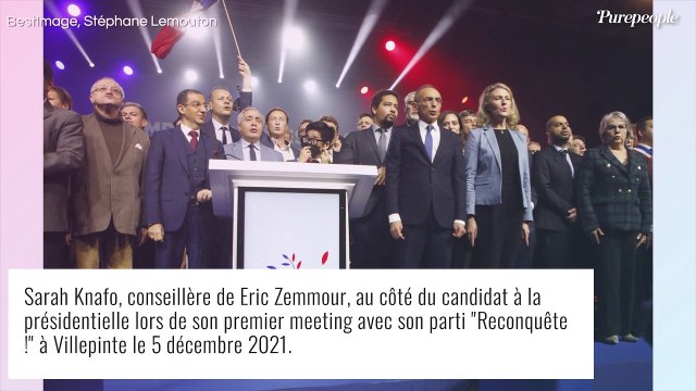 Eric Zemmour et Sarah Knafo à Villepinte : sa proche conseillère reçoit une standing ovation