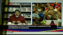 FTS 8:30 06-12: Venezuela`s PSUV announces candidate for governor of Barinas