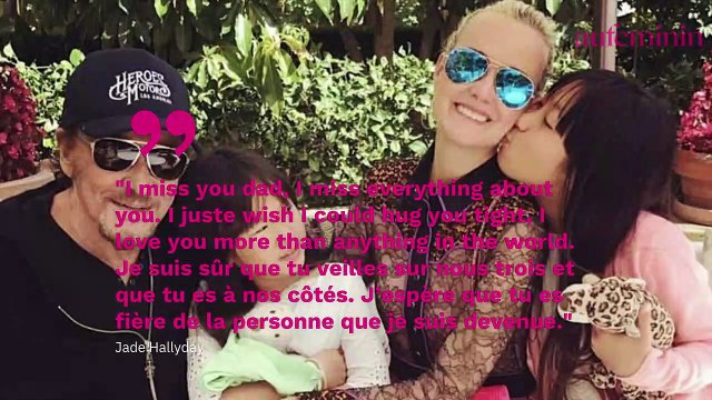 Johnny Hallyday : Jade Hallyday rend hommage à son père, 4 ans après son décès