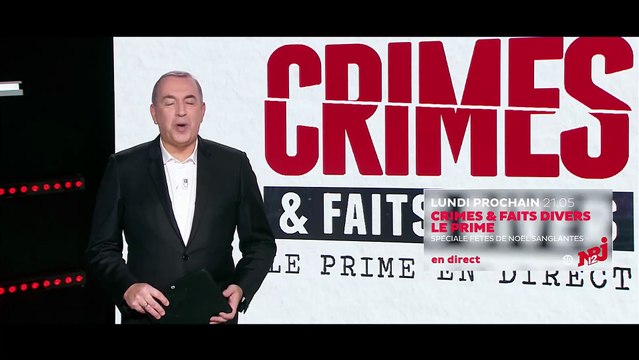 Fêtes de Noël sanglantes : Une soirée spéciale présentée par Jean-Marc Morandini ce soir à 21h05 en direct sur NRJ 12 - VIDEO