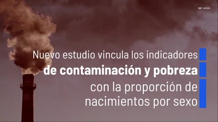 Download Video: Nuevo estudio vincula los indicadores de contaminación y pobreza con la proporción de naci