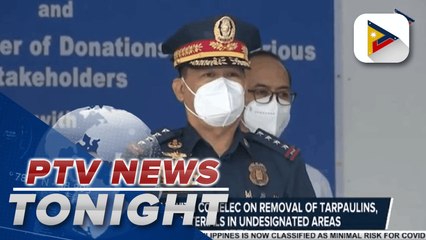 PNP to consult with COMELEC on removal of tarpaulins, election materials in undesignated areas