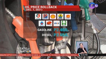 Big-time rollback sa presyo ng petrolyo, dulot ng mababang demand at mataas na supply | SONA