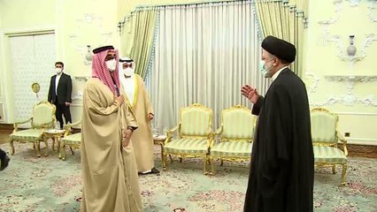 BAE Ulusal Güvenlik Danışmanı Şeyh Tahnoun Al Nahyan, İran'da