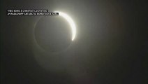 Rare total solar eclipse plunges Antarctica into darkness