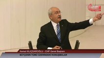 Bütçe görüşmelerinde Kemal Kılıçdaroğlu'nun hareketinden sonra Meclis karıştı