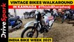 IBW 2021: Vintage Bikes Kannada Walkaround | 2-Stroke | Yamaha RD400, BMW 80 GS Dakar & More